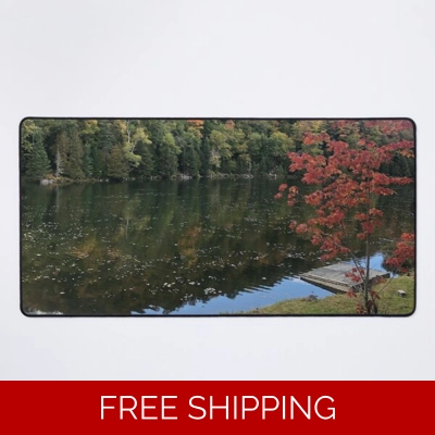 Le Studio Desk Mat Lake Perry Fall 2019